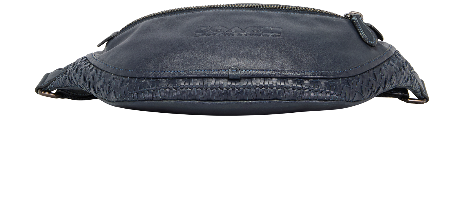 Belt Bag, &pound;120, Handbags, Blue, Leather, Top view